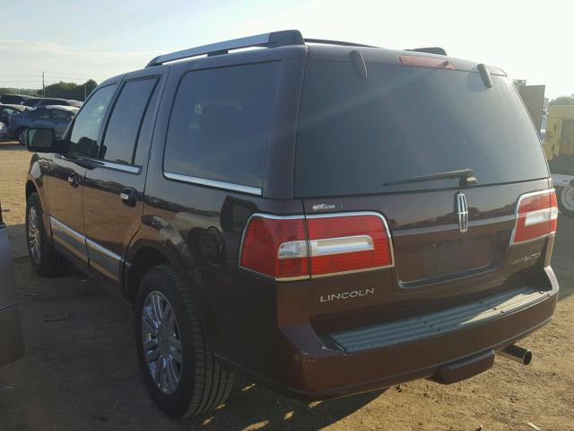 5LMJJ2J53AEJ00503 - 2010 LINCOLN NAVIGATOR 栗色 照片 3