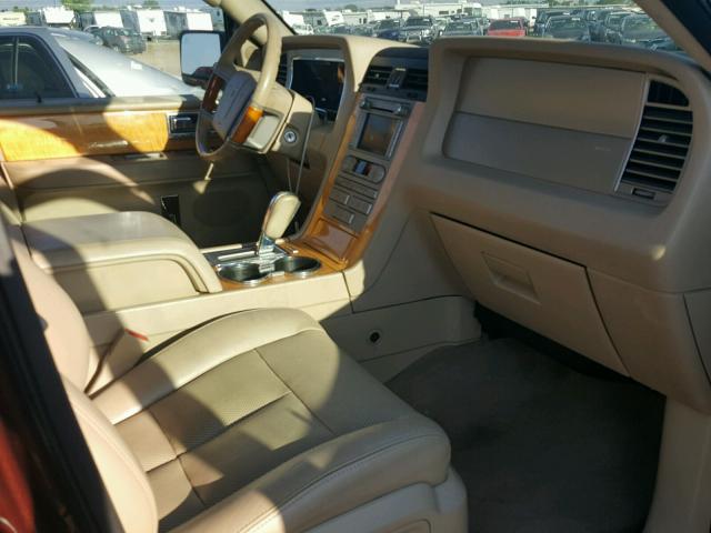 5LMJJ2J53AEJ00503 - 2010 LINCOLN NAVIGATOR 栗色 照片 5