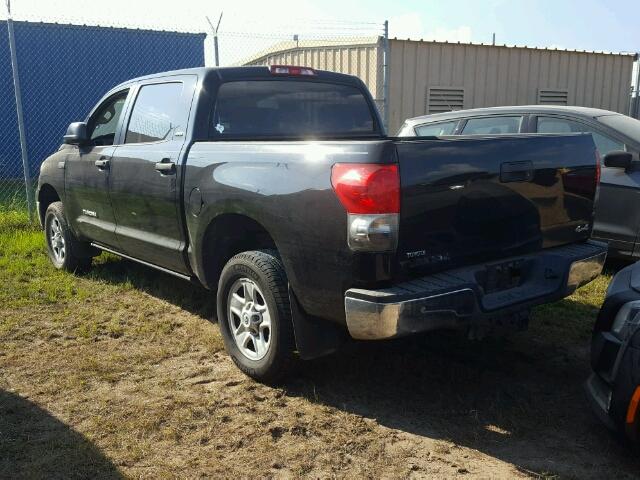 5TFDV54168X051167 - 2008 TOYOTA TUNDRA CRE BLACK photo 3