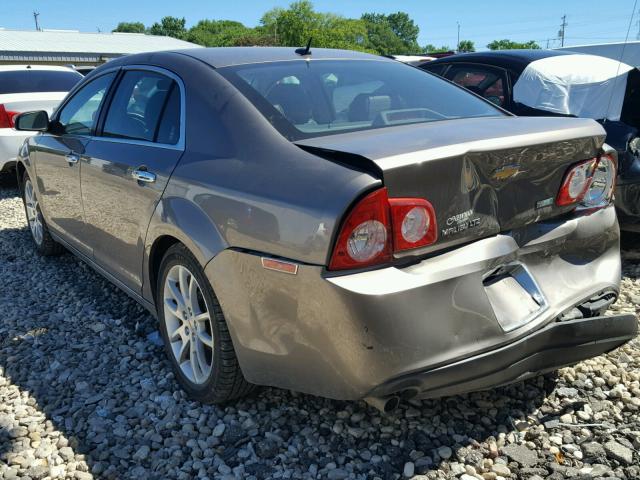 1G1ZE5E08AF272754 - 2010 CHEVROLET MALIBU LTZ 棕色 照片 3