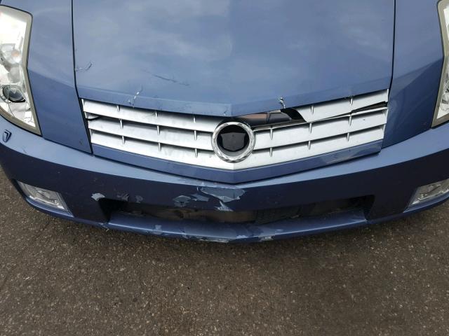 1G6YV34A255601044 - 2005 CADILLAC XLR BLUE photo 9