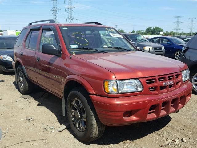 4S2DM58W1Y4308721 - 2000 ISUZU RODEO S RED photo 1