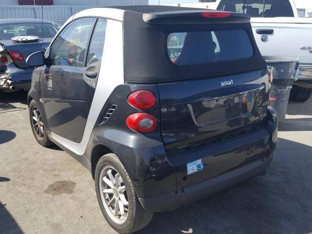 WMEEK31X98K163342 - 2008 SMART FORTWO PAS 黑色 照片 3
