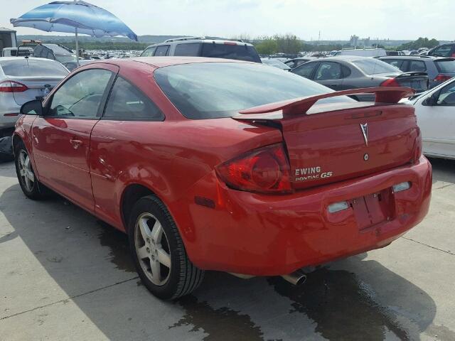 1G2AL15F877188030 - 2007 PONTIAC G5 RED photo 3