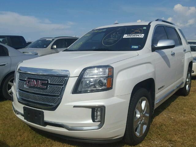 2GKALREK4G6339733 - 2016 GMC TERRAIN WHITE photo 2