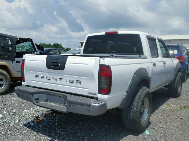 1N6ED27T51C350856 - 2001 NISSAN FRONTIER C WHITE photo 4