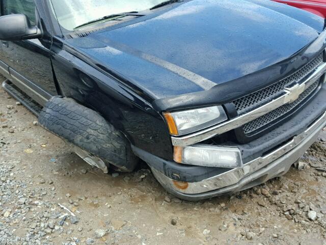 1GCEK19B95Z241052 - 2005 CHEVROLET SILVERADO BLACK photo 9