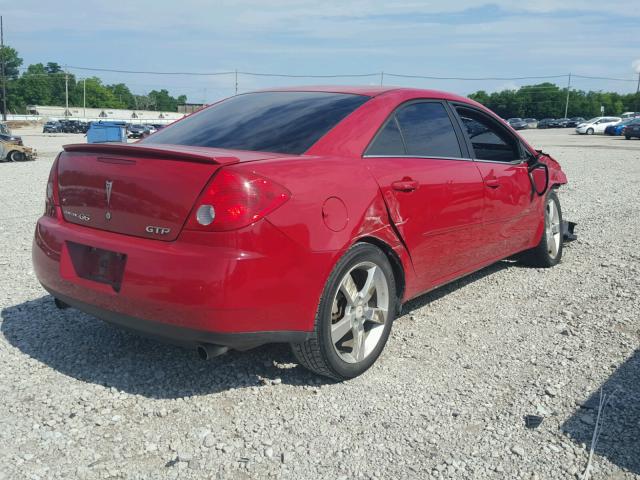 1G2ZM551764141308 - 2006 PONTIAC G6 GTP RED photo 4