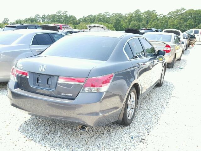 1HGCP2F67BA147270 - 2011 HONDA ACCORD GRAY photo 4