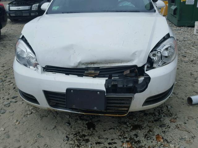 2G1WD5EM9B1297034 - 2011 CHEVROLET IMPALA POL WHITE photo 9