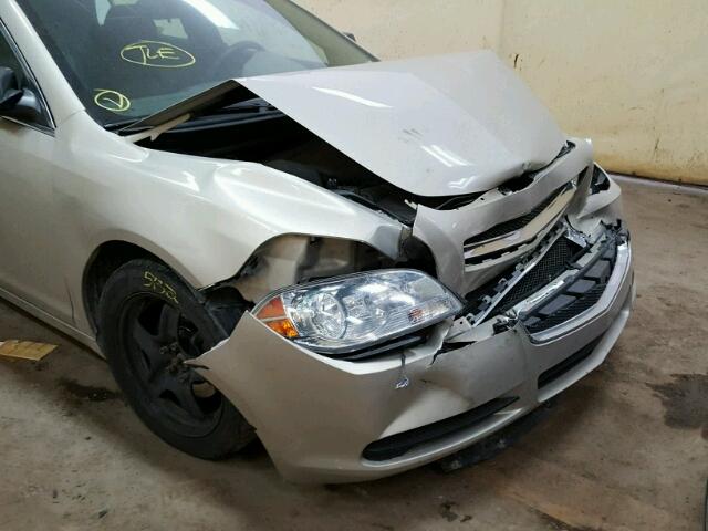 1G1ZB5E13BF265312 - 2011 CHEVROLET MALIBU LS თაფლისფერი ფოტო 9