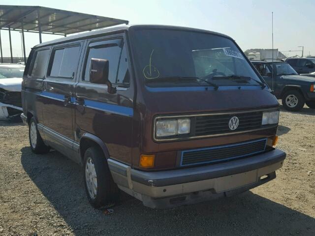 WV2YB0258LG098150 - 1990 VOLKSWAGEN VANAGON MAROON photo 1