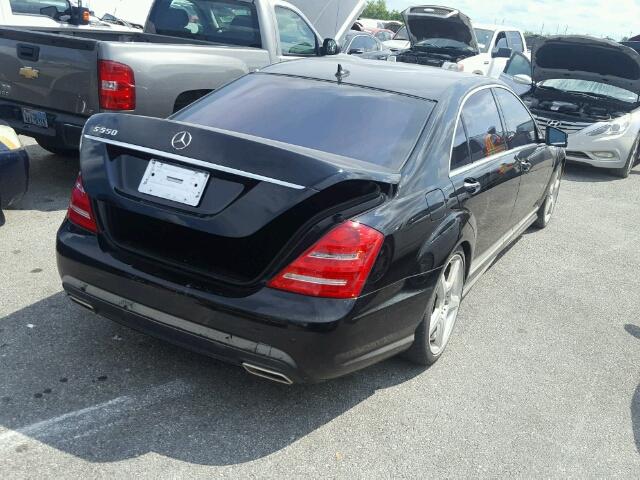 WDDNG7DB8DA516702 - 2013 MERCEDES-BENZ S BLACK photo 4