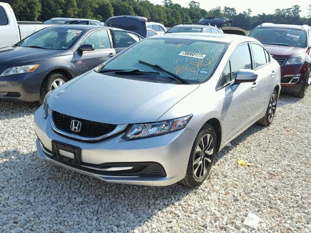 19XFB2F84EE065753 - 2014 HONDA CIVIC SILVER photo 2