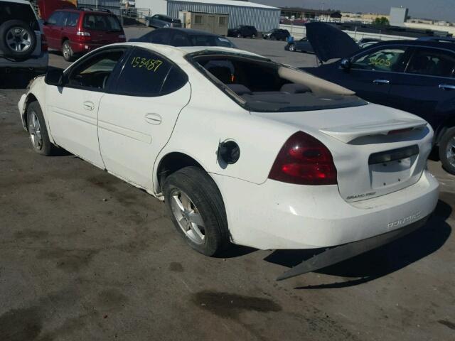 2G2WP522851186128 - 2005 PONTIAC GRAND PRIX Սպիտակ լուսանկար 3