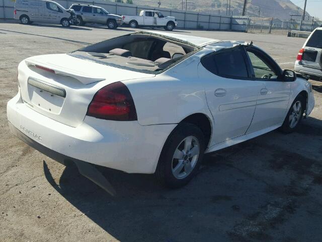 2G2WP522851186128 - 2005 PONTIAC GRAND PRIX Սպիտակ լուսանկար 4