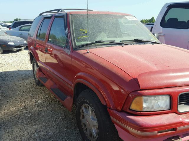 1GKDT13W0S2539261 - 1995 GMC JIMMY RED photo 9