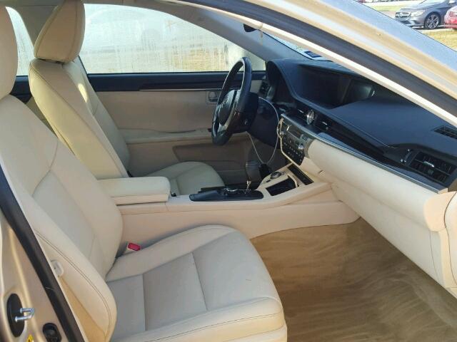 JTHBK1GGXD2047816 - 2013 LEXUS ES BEIGE photo 5