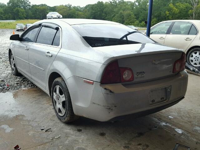 1G1ZG57B38F204994 - 2008 CHEVROLET MALIBU SILVER photo 3