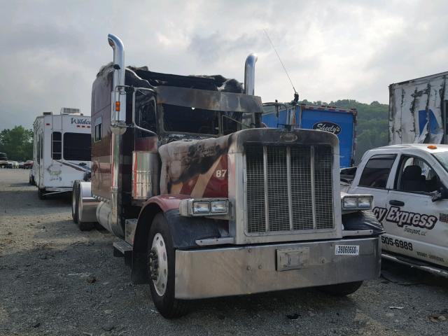 1XP5DB9X97N690834 - 2007 PETERBILT 379 MAROON photo 1