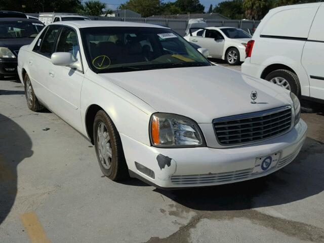 1G6KD54Y14U224602 - 2004 CADILLAC DEVILLE WHITE photo 1