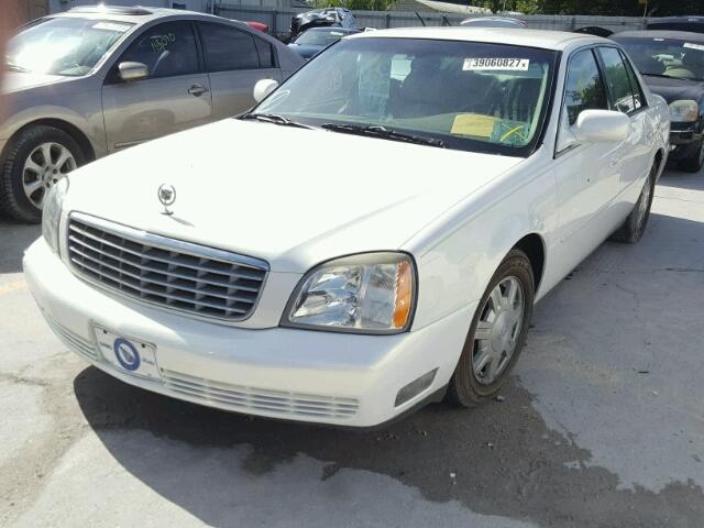 1G6KD54Y14U224602 - 2004 CADILLAC DEVILLE WHITE photo 2