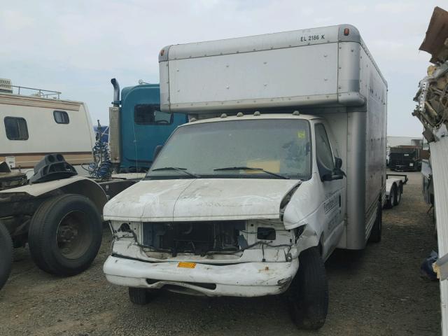 1FDXE45S96HA45557 - 2006 FORD E450 WHITE photo 2