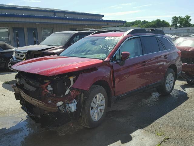 4S4BSAFC5J3373220 - 2018 SUBARU OUTBACK 2. RED photo 2