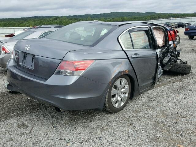 JHMCP26808C036653 - 2008 HONDA ACCORD EXL GRAY photo 4