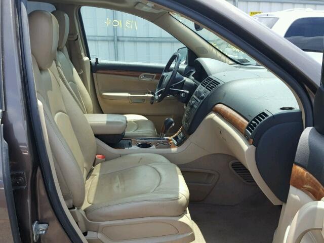 5GZEV23D59J112266 - 2009 SATURN OUTLOOK XR გრაფიტი ფოტო 5