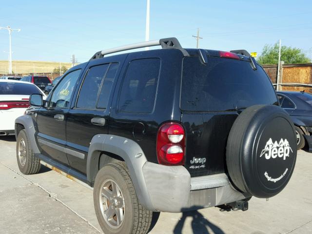 1J4GL38K25W668684 - 2005 JEEP LIBERTY RE BLACK photo 3