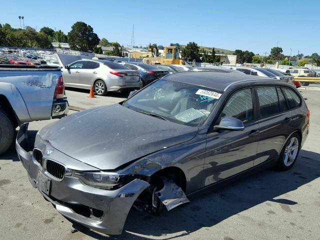 WBA3G7C54EKN36855 - 2014 BMW 328 XI Szary zdjęcie 2