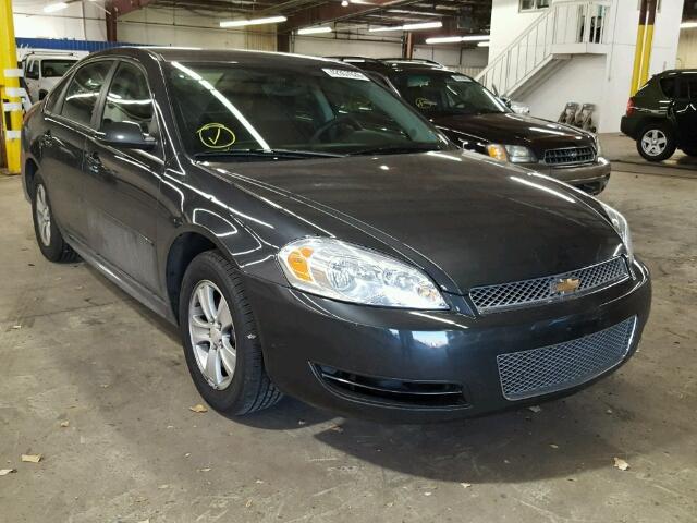 2G1WF5E3XC1212043 - 2012 CHEVROLET IMPALA LS GRAY photo 1