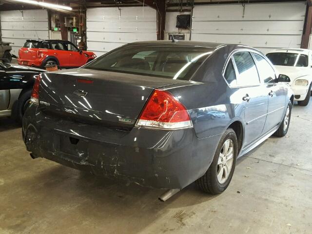 2G1WF5E3XC1212043 - 2012 CHEVROLET IMPALA LS GRAY photo 4