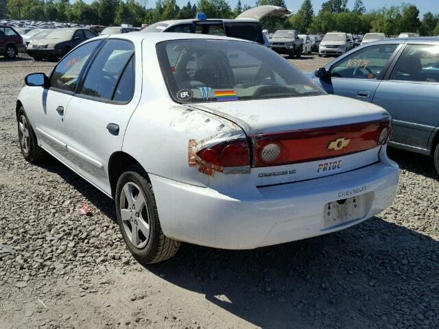 1G1JF52FX47212895 - 2004 CHEVROLET CAVALIER L WHITE photo 3