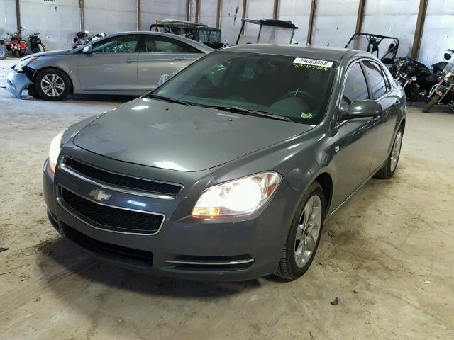 1G1ZH57B884244352 - 2008 CHEVROLET MALIBU 1LT GRAY photo 2