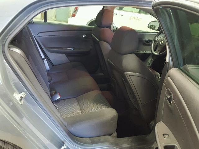 1G1ZH57B884244352 - 2008 CHEVROLET MALIBU 1LT GRAY photo 6