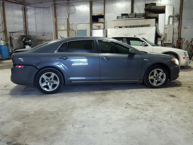 1G1ZH57B884244352 - 2008 CHEVROLET MALIBU 1LT GRAY photo 9
