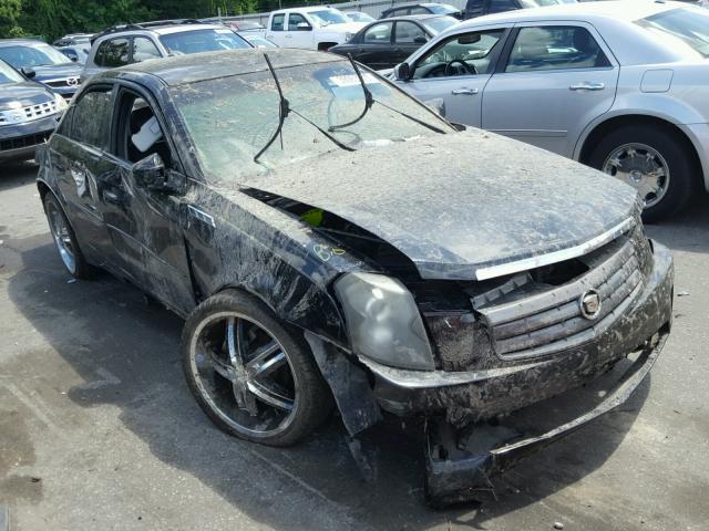 1G6DM57T160193936 - 2006 CADILLAC CTS BLACK photo 1