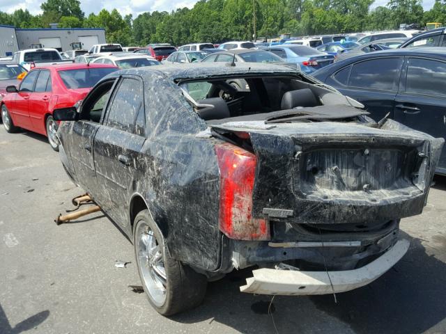 1G6DM57T160193936 - 2006 CADILLAC CTS BLACK photo 3