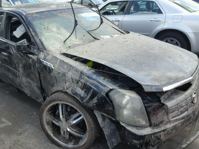 1G6DM57T160193936 - 2006 CADILLAC CTS BLACK photo 9