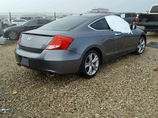 1HGCS2B89CA005123 - 2012 HONDA ACCORD GRAY photo 4