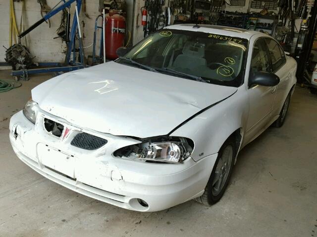 1G2NG52E13M563700 - 2003 PONTIAC GRAND AM S WHITE photo 2