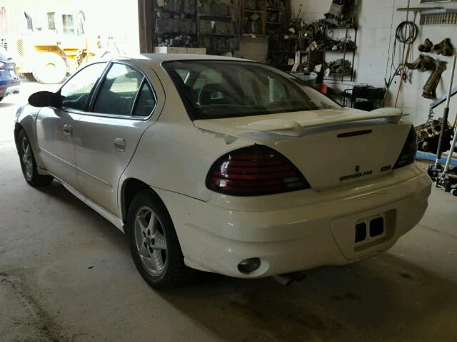 1G2NG52E13M563700 - 2003 PONTIAC GRAND AM S WHITE photo 3