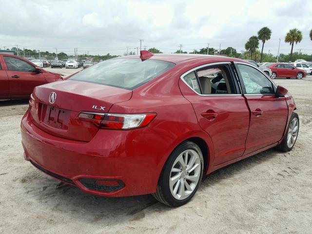 19UDE2F75HA009612 - 2017 ACURA ILX PREMIU RED photo 4