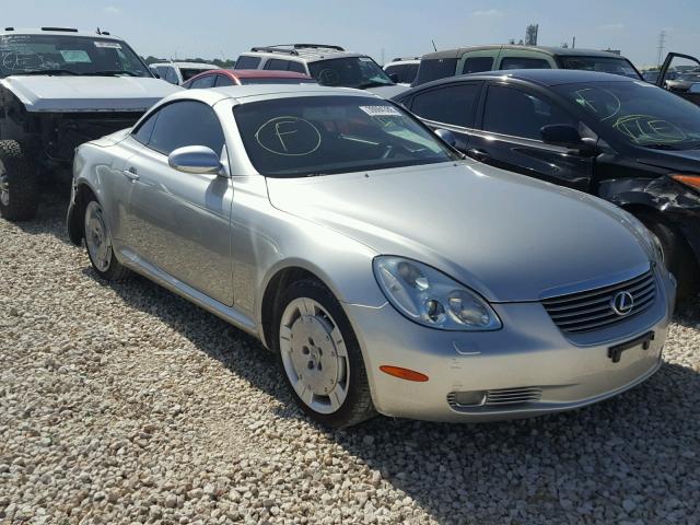 JTHFN48Y220002279 - 2002 LEXUS SC 430 SILVER photo 1