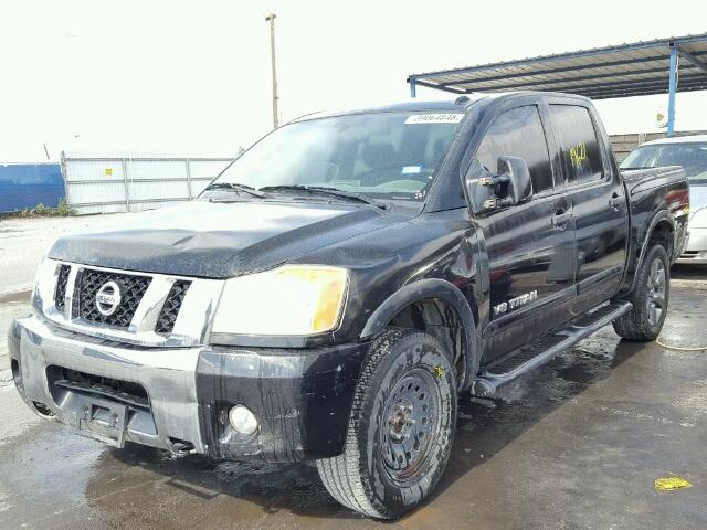 1N6BA0EC2FN512702 - 2015 NISSAN TITAN S BLACK photo 2