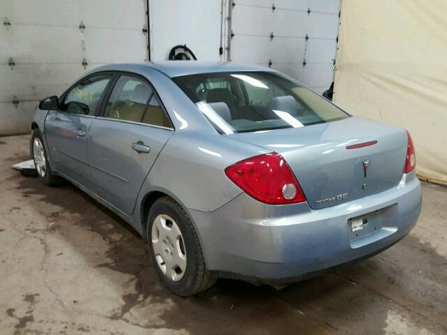 1G2ZF58B874193613 - 2007 PONTIAC G6 VALUE L BLUE photo 3