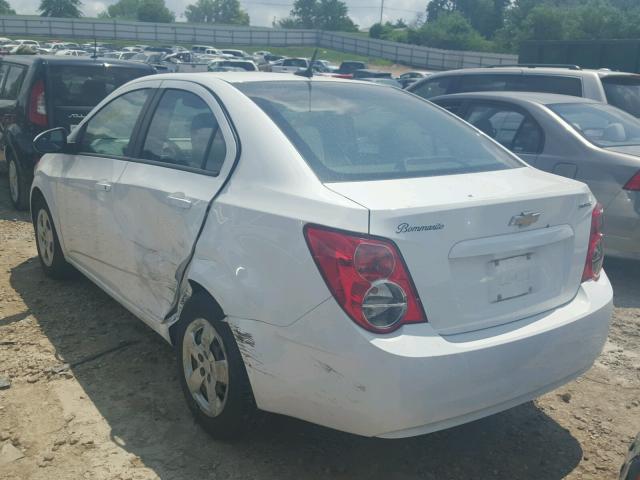 1G1JA5SH0D4105680 - 2013 CHEVROLET SONIC LS 白色 照片 3