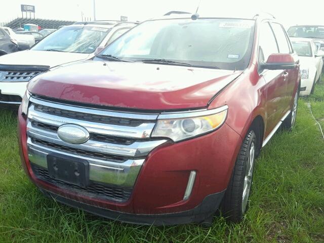 2FMDK3KC0DBB06033 - 2013 FORD EDGE LIMIT RED photo 2